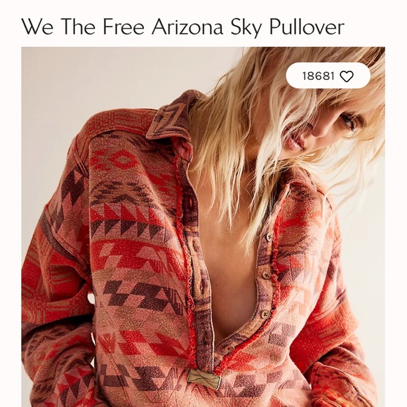 Free People Tops - ISO free people Arizona sky pullover small